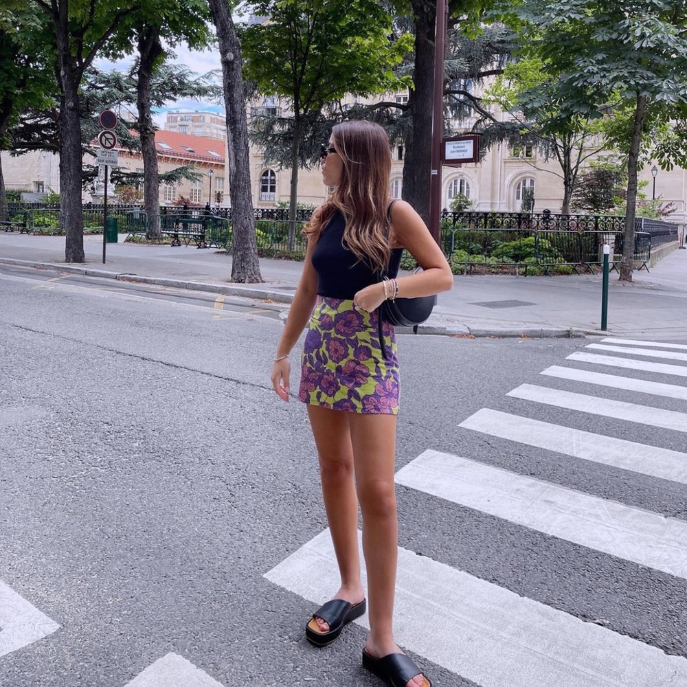 Zara Jacquard Mini Skirt - Picture 5 of 16